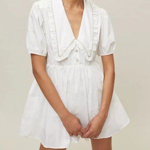 Sister Jane Lily Of The Valley Collared Mini Dress